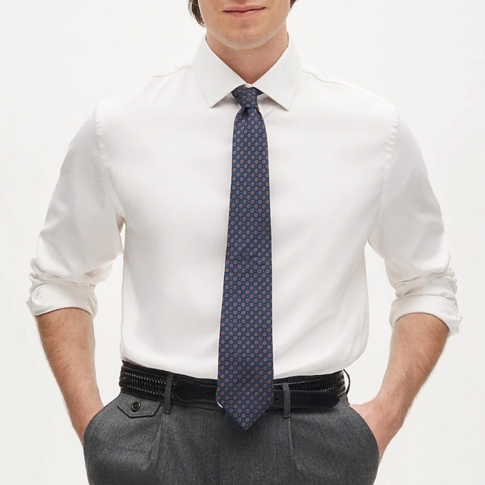 J. Crew Bowery Performance Stretch Dress Shirt With Spread Collar